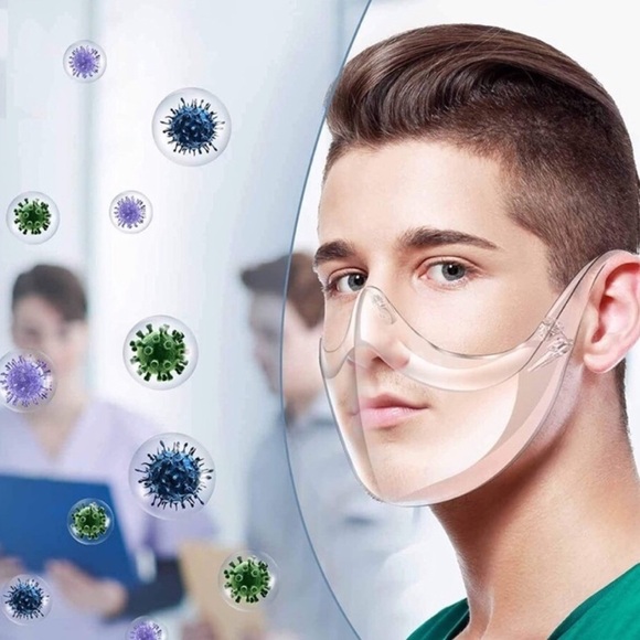 BOGO Free Anti fog Durable Plastic Reusable Face Shield Unisex 🆕 - Picture 3 of 11